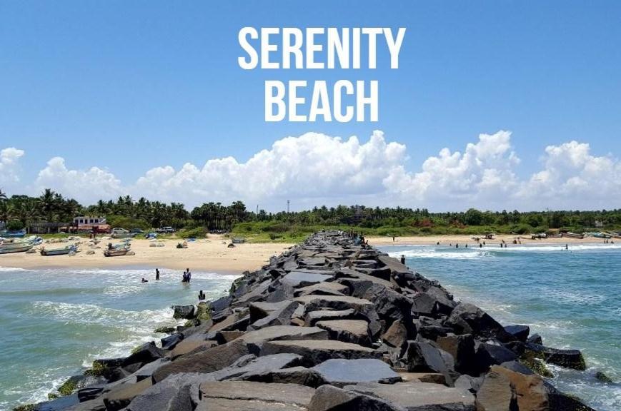 Pv Cottages Serenity Beach Pondicherry Eksteriør bilde