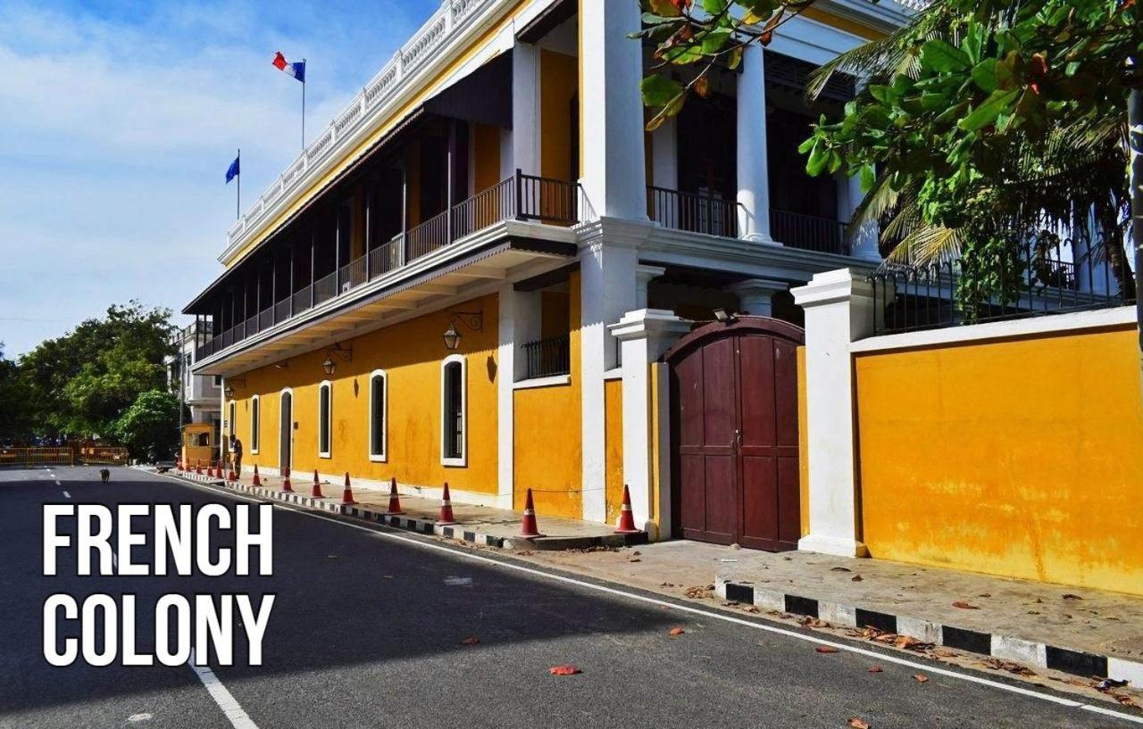 Pv Cottages Serenity Beach Pondicherry Eksteriør bilde